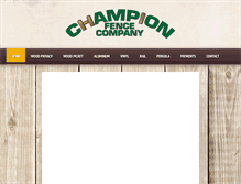 Tablet Screenshot of championfence.info